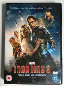 Iron Man 3 (Marvel) [2013] Robert Downey Jr, Gwyneth Paltrow, Don Cheadle, Guy Pearce, Rebecca Hall, Stephanie Szostak, James Badge Dale, William Sadler, Miguel Ferrer, Jon Favreau & Ben Kingsley [Movie DVD]
