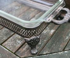 Large antique Vintage serving dish with lid