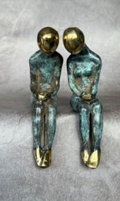 Side By Side - Patinated Bronze