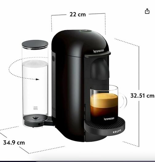 KRUPS Nespresso Vertuo Plus  Excellent Condition