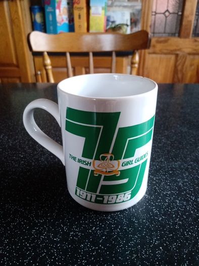 Irish Girl Guides 75 Year Celebration Mug 1986