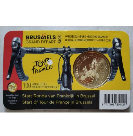 Belgium 2.5 Euro Brilliant Uncirculated Coin 2019 - 100 Years Grand Depart in Brussels