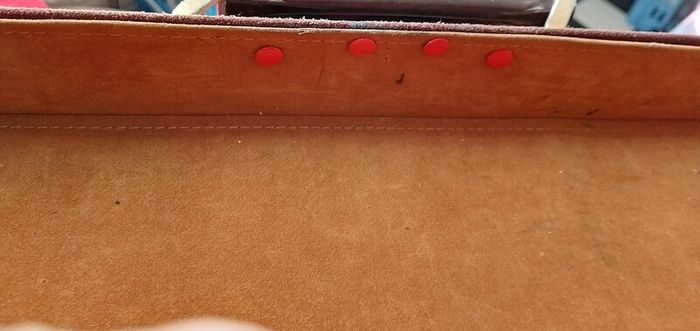 Vintage 1979s/80s Gucci Style Suede Briefcase with web Stripe (Homage/Replica