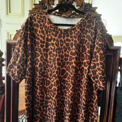 NEW - JD Williams Fab Flame Leopard Dress