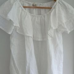 Made in Italy 100% linen top size M
