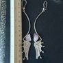 Sterling earrings and bangle set Image 7