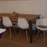 Eames style retro dining chairs Image 4