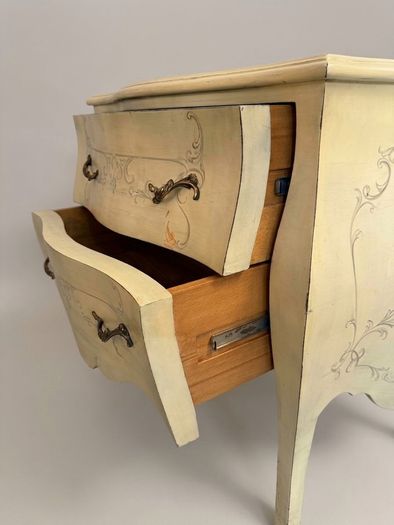 Vintage Venetian-Style Painted Chest of Drawers