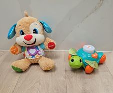 NEW Fisher-Price Laugh & Learn Puppy & Linkimals Sit-to-Crawl Sea Turtle  Bundle