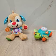 NEW Fisher-Price Laugh & Learn Puppy & Linkimals Sit-to-Crawl Sea Turtle  Bundle