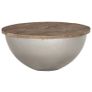 Bowl Shaped Coffee Table 60 cm Solid Mango Wood Image 2
