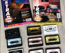 AMSTRAD CPC - 2 Magazines and Collection of loose tapes