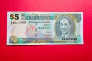 Barbados   5. DOLLARS .  2007. Pick  67a . ( Uncirculated )