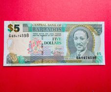 Barbados   5. DOLLARS .  2007. Pick  67a . ( Uncirculated )