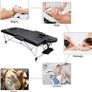 Portable Massage Bed Table - 3-Section Aluminum Foldable Beauty Couch for Reiki Therapy Treatment Salon Healing - Metal Headrest Support/with Carry Bag (FREE POSTAGE) Image 3