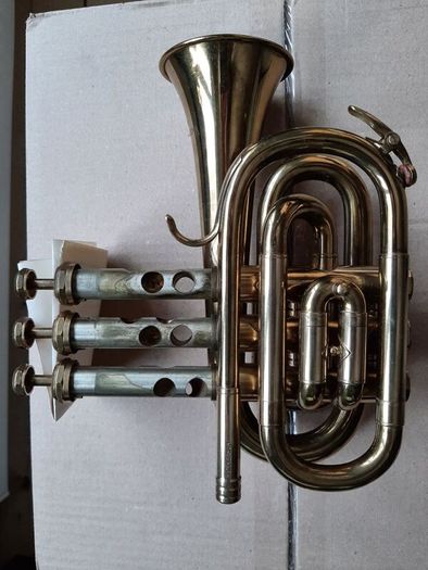 Vintage Kuhnl and Hoyer Pocket Trumpet - made in Germany