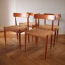 Danish Teak Dining Chairs by Arne Hovmand-Olsen for Mogens Kold, Circa 1960s Mid Century Vintage Retro Image 3
