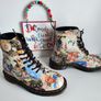 Dr Martens 1460 pascal oriental asia japanese stud 8 hole boots UK 5 EU 38 US 7 Image 4