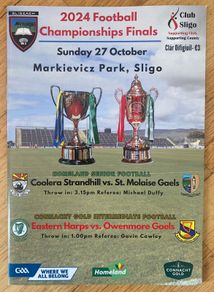 2024 Coolera-Strandhill v St Molaise Gaels - GAA Sligo Senior Football Club Final Programme
