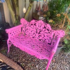 Garden antique bench