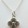 Vintage 925 Sterling Silver Pendant Necklace length 18" - 4g Image 5