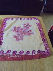 Batik Hand Painted Scarf for Sale