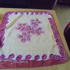 Batik Hand Painted Scarf for Sale