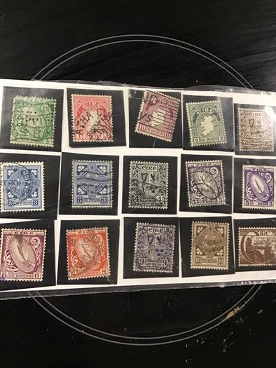 Old Irish Definitive Stamps