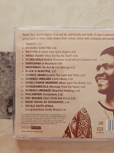 Ladysmith Black Mambazo CD - Raise Your Spirit Higher