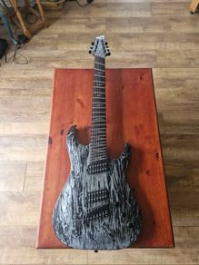 Schecter C-7 Multiscale Silver Mountain 7 Seven String Guitar