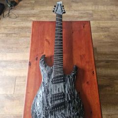 Schecter C-7 Multiscale Silver Mountain 7 Seven String Guitar