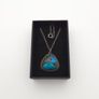 Vintage 925 Sterling Silver Real Butterfly Wing Necklace Image 2
