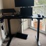 Height Adjustable Table, Chair and Desktop screen Image 3