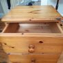 Pine bedside drawers Image 2