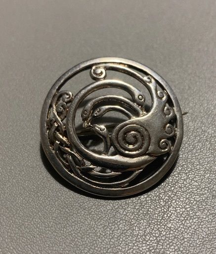 Sterling Silver Celtic Brooch