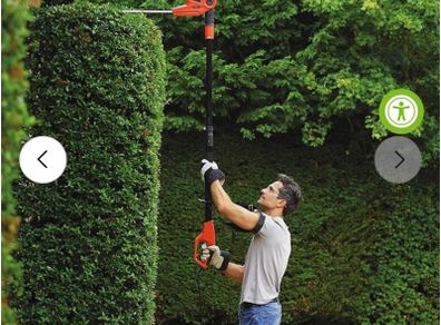 black and decker hedge trimmer