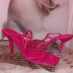 Pink High Heels Size 10