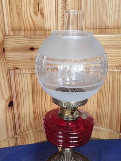 Antique oil lamps in very good condition. 305 each