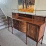Edwardian Mahogany& satinwood inlaid bow-front sideboard Image 9