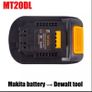 No offers below the asking price   Post extra 5 euro   MT20DL Battery Adapter for Makita 18V BL1830 BL1815 BL1860 Li-ion Battery Convert To for Dewalt 18V 20V DCB200 Power Tools Use Image 3