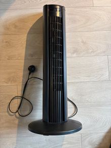 Black+Decker 80cm Tower Fan Black - Remote + Timer