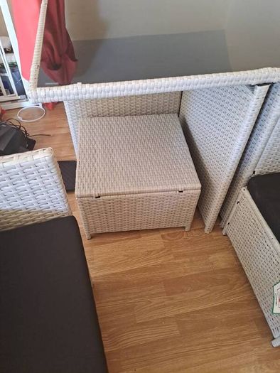 Rattan garden furniture
