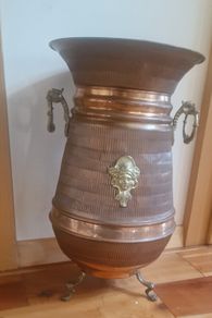 Copper and Brass Umbrella stand