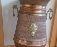 Copper and Brass Umbrella stand