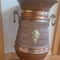 Copper and Brass Umbrella stand
