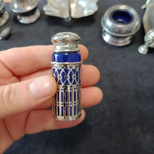 set of old silver-plated items