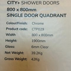 Shower door