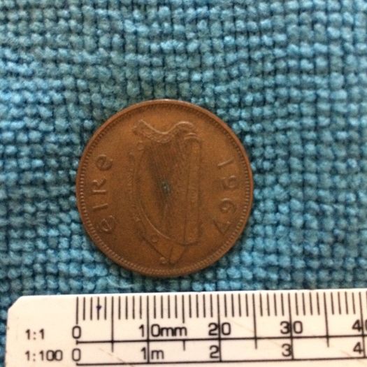 Irish half penny 1967