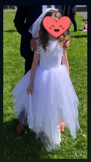 Communion dress and accessories
