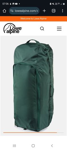 Low Alpine rucksack/duffel bag XXL  65 +10 L
